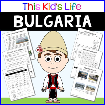 Preview of Bulgaria Country Study: Reading & Writing + Google Slides/PPT Distance Learning