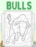 Bull Coloring Pages (PDF Printables)