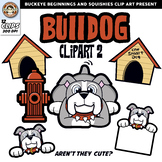 Bulldog Clip Art Volume 2 {Squishies Clipart}