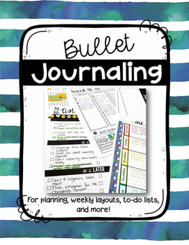 Preview of Bullet Journal (For Teachers)