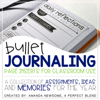 Preview of Bullet Journaling for the Classroom