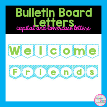 Bulletin Board & Banner Letters by KinderDays Jessica Pertler | TpT