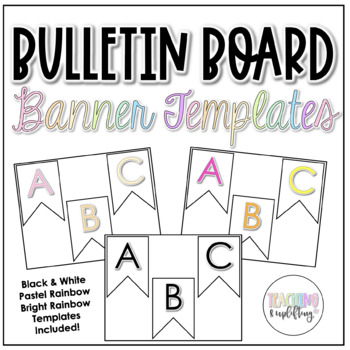 Preview of Bulletin Board Banner Templates - Classroom Decor