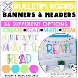 Bulletin Board Banners and Headers - Classroom Decor