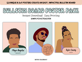 Bulletin Board - Black Voices, Black History Month, Gallery Wall