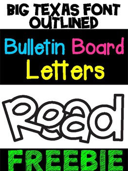 Bold Printable Bulletin Board Letters