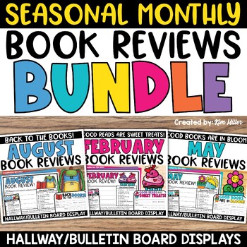 Preview of Bulletin Board Book Report Review Project Templates Writing Prompts Activities