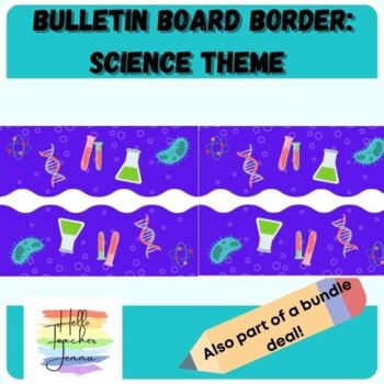 science borders for bulletin boards