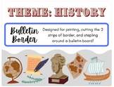 Bulletin Board Border Kit - History Social Studies Design 