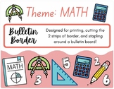 Bulletin Board Border Kit - Math Design on Canva