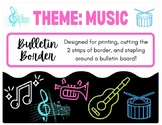 Bulletin Board Border Kit - Music Design on Canva