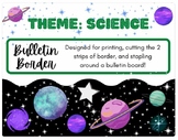 Bulletin Board Border Kit - Science Space Galaxy Design on Canva