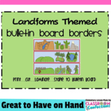 Bulletin Board Border - Land form Theme