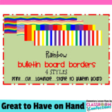 Bulletin Board Border - Rainbow Theme