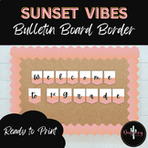 Bulletin Board Border  | SUNSET VIBES COLLECTION