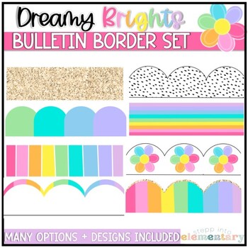 Bulletin Board Border Set | Dreamy Brights Decor | Bulletin Boards
