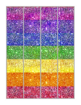  Bulletin Board Borders Rainbow Confetti Straight