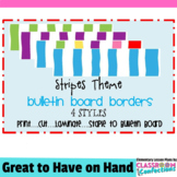 Bulletin Board Border - Stripes Theme
