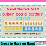 Bulletin Board Borders - Animal Theme set 2