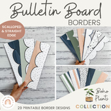 Bulletin Board Borders | Boho Plants Calm Classroom Decor