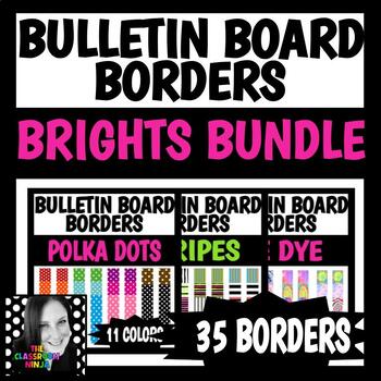 Varsity Patch Letter Bulletin Bundle: Inc. Pastels, Brights, Borders &  Calendar