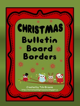 Preview of Bulletin Board Borders - Christmas Set 1