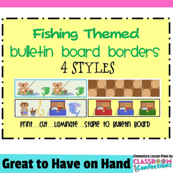 Bulletin board fish theme