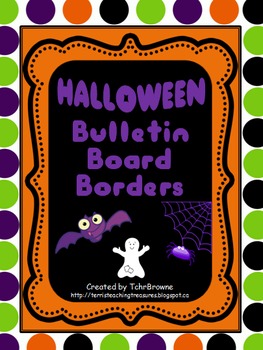 Preview of Bulletin Board Borders - Halloween Set 1