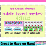 Bulletin Board Borders - Ice Cream Theme