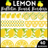 Bulletin Board Borders - Lemon Theme
