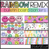 Bulletin Board Borders // Rainbow Remix Bundle 90's retro 