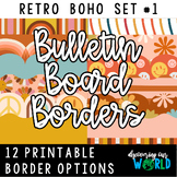 Bulletin Board Borders - Retro Boho Set #1