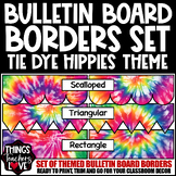 Bulletin Board Borders Set - TIE DYE HIPPIES 05 THEME