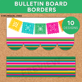 Bulletin Board Borders, Spanish Bilingual Classroom Decor,