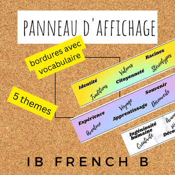 Preview of Bulletin Board - Bordures Tableau d'Affichage - IB French Decoration