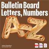 Bread Letters Clipart | Bulletin Board Letters and Numbers