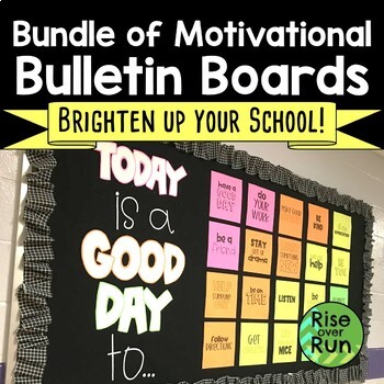 Preview of Bulletin Board Bundle of Motivational Sayings