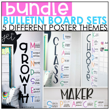 Preview of Bulletin Board Bundle - Posters - Classroom Decor