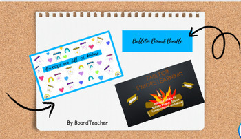 Preview of Bulletin Board Bundle Valentines and S'mores