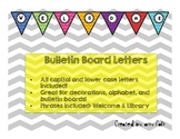 Bulletin Board Chevron Letters