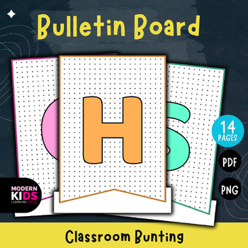 Preview of Bulletin Board Classroom Bunting