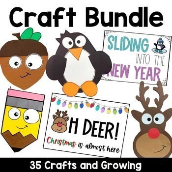 Preview of Bulletin Board Craft Bundle | Kindergarten | First Grade