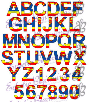 superman alphabet font