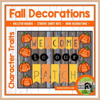 Preview of Bulletin Board   |   Decorations  |  Character Traits  |  Fall   |  Halloween