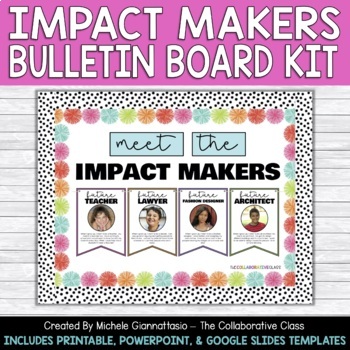 Preview of Bulletin Board Display Meet the Impact Makers | Community Building