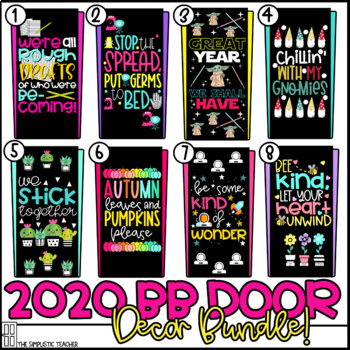 Bulletin Board Door Decor 2020 Super Bundle By The