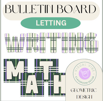 Preview of Bulletin Board Editable Lettering