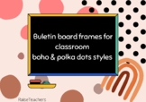 Bulletin Board FocusWall Borders Frames for decoration cla