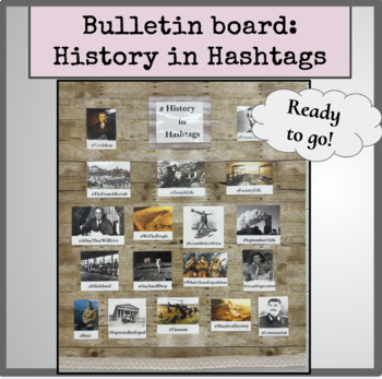 Preview of Bulletin Board: History in Hashtags