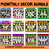 Bulletin Board Ideas Classroom Decor Year Long Bundle